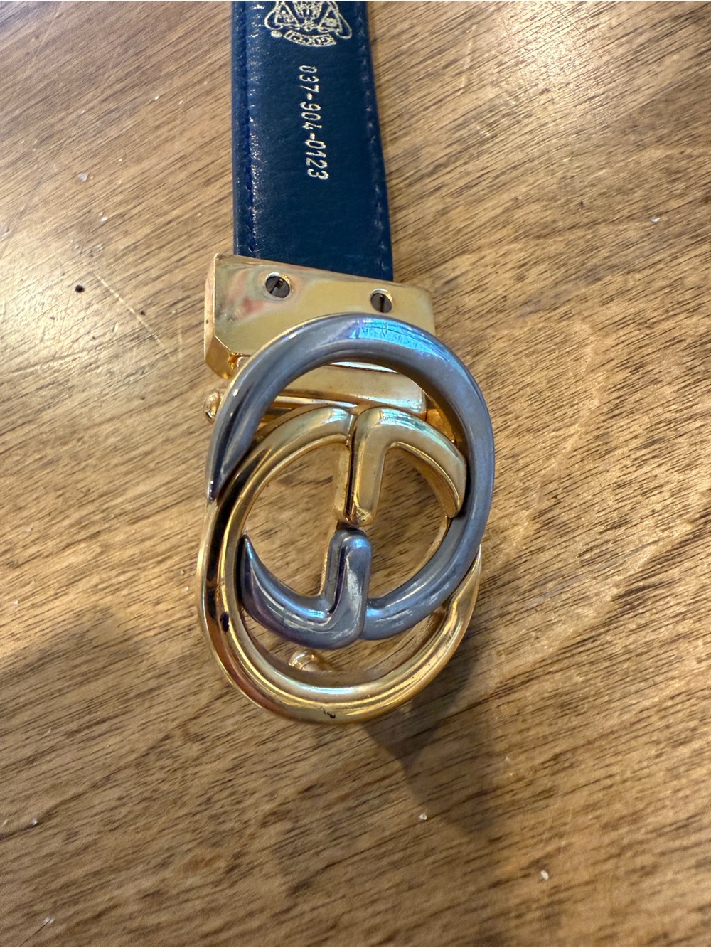 Gucci Two-Tone Gold and Silver Interlocking G Belt